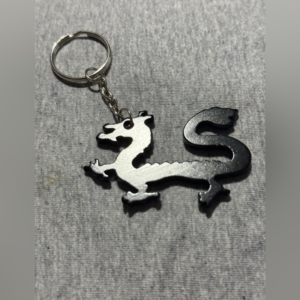 Black Dragon Keychain